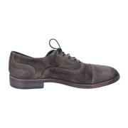 Elegante Vintage Suède Herenschoenen Moma , Gray , Heren