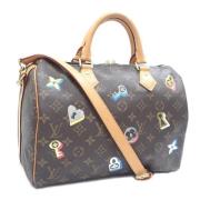 Pre-owned Fabric louis-vuitton-bags Louis Vuitton Vintage , Brown , Da...