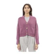 Elegante Cardigan met knoopsluiting Alpha Studio , Pink , Dames