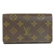 Pre-owned Fabric wallets Louis Vuitton Vintage , Brown , Dames