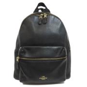 Pre-owned Leather backpacks Coach Pre-owned , Black , Dames