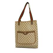 Pre-owned Plastic gucci-bags Gucci Vintage , Beige , Dames