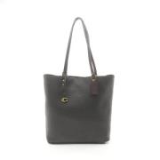 Pre-owned Leather shoulder-bags Coach Pre-owned , Black , Dames