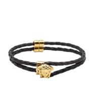 Pre-owned Leather bracelets Versace Pre-owned , Yellow , Heren