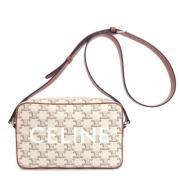 Pre-owned Plastic shoulder-bags Celine Vintage , Beige , Dames