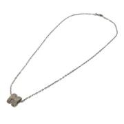 Pre-owned Metal necklaces Hermès Vintage , Gray , Dames