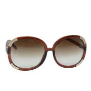 Pre-owned Plastic sunglasses Chloé Pre-owned , Brown , Dames