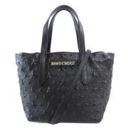 Pre-owned Leather handbags Jimmy Choo Pre-owned , Black , Dames