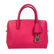 Pre-owned Leather dior-bags Dior Vintage , Pink , Dames