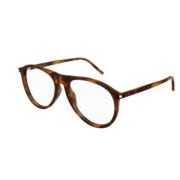 Klassieke Zwarte Leren Schoudertas Saint Laurent , Brown , Unisex