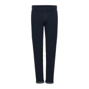 Blauwe Joggingbroek Mason's , Blue , Heren