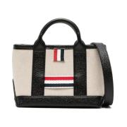 Zwarte Tool Mini Tote Tas Thom Browne , Black , Dames