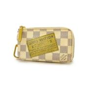 Pre-owned Fabric wallets Louis Vuitton Vintage , Beige , Dames