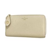 Pre-owned Fabric wallets Louis Vuitton Vintage , Beige , Dames