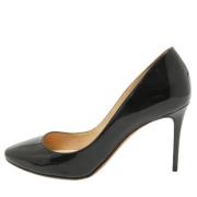 Pre-owned Leather heels Jimmy Choo Pre-owned , Black , Dames