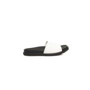 Heren Leren Zomer Sliders Cerruti 1881 , White , Heren