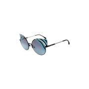 Blauw Lichtblauw Zonnebril Fendi , Blue , Unisex