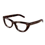 Stijlvolle zonnebril voor modieuze looks Gucci , Brown , Unisex