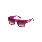 Doorschijnende Fuxia zonnebril Bruin verloop Just Cavalli , Pink , Dam...