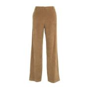 Wijde Pijp Corduroy Broek Gender , Brown , Dames