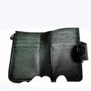 Pre-owned Leather wallets Gucci Vintage , Black , Dames