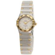 Pre-owned Yellow Gold watches Omega Vintage , White , Dames