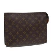 Pre-owned Canvas pouches Louis Vuitton Vintage , Brown , Dames