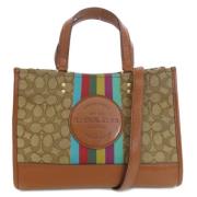 Pre-owned Fabric shoulder-bags Coach Pre-owned , Brown , Dames