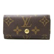 Pre-owned Fabric key-holders Louis Vuitton Vintage , Brown , Dames