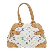 Pre-owned Canvas louis-vuitton-bags Louis Vuitton Vintage , White , Da...