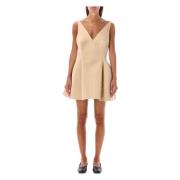 Chique Baby Doll Jurk Beige Marni , Beige , Dames