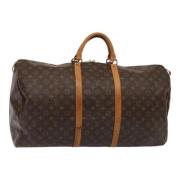 Pre-owned Canvas handbags Louis Vuitton Vintage , Brown , Dames