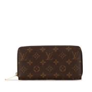 Pre-owned Plastic wallets Louis Vuitton Vintage , Brown , Dames