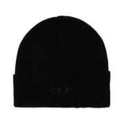 Logo-gepatchte muts Diesel , Black , Unisex