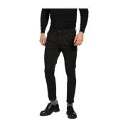 Osaka 1 Plooien Chino Broek Mason's , Black , Heren