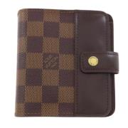 Pre-owned Canvas wallets Louis Vuitton Vintage , Brown , Dames