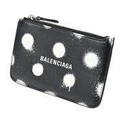 Pre-owned Leather wallets Balenciaga Vintage , Black , Dames