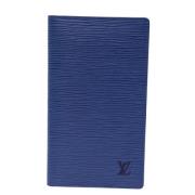 Pre-owned Leather wallets Louis Vuitton Vintage , Blue , Dames