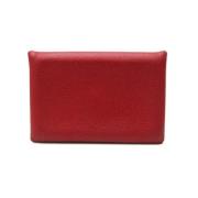 Pre-owned Leather home-office Hermès Vintage , Red , Dames