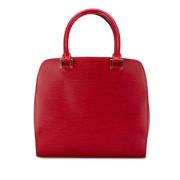 Pre-owned Leather louis-vuitton-bags Louis Vuitton Vintage , Red , Dam...