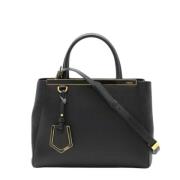 Pre-owned Leather fendi-bags Fendi Vintage , Black , Dames