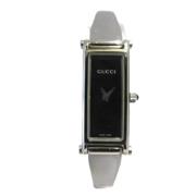 Pre-owned Stainless Steel watches Gucci Vintage , Black , Dames