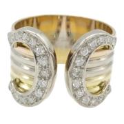 Pre-owned White Gold rings Cartier Vintage , Beige , Dames