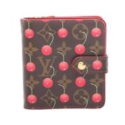 Pre-owned Coated canvas wallets Louis Vuitton Vintage , Brown , Dames