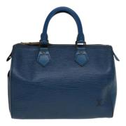 Pre-owned Leather louis-vuitton-bags Louis Vuitton Vintage , Blue , Da...