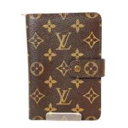 Pre-owned Canvas wallets Louis Vuitton Vintage , Brown , Dames