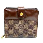 Pre-owned Fabric wallets Louis Vuitton Vintage , Brown , Dames