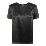 Zwarte T-shirts en Polos Rebecca Max Mara , Black , Dames