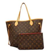 Pre-owned Fabric louis-vuitton-bags Louis Vuitton Vintage , Brown , Da...