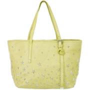 Pre-owned Leather shoulder-bags Jimmy Choo Pre-owned , Yellow , Dames